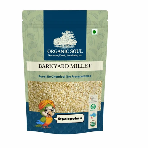 Indian Organic Barnyard Millet, For Food, Packaging Size: 500 Gm