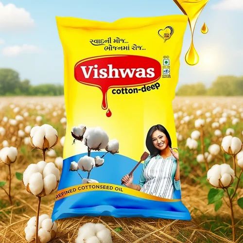 Vishwas Cottonseed Oil for Cooking 0043, Packaging Size: 1 L