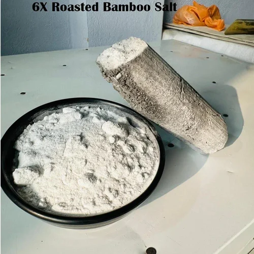 Organic 6 Times Roasted Bamboo Salt (Fine Powder, Natural Iodine)