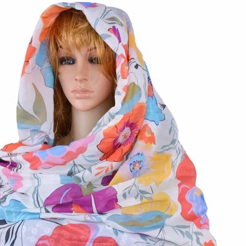 100% Cotton Voile Fabric Digital Diana