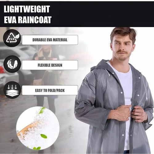 Rain Poncho Army, Ripstop Polyester