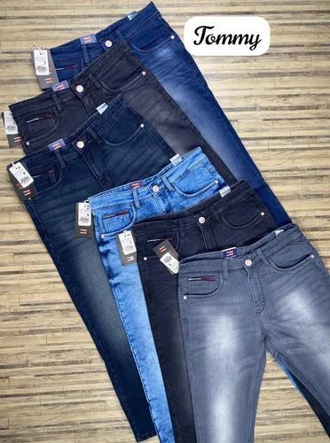 Blue Solid Women Denim Jogger