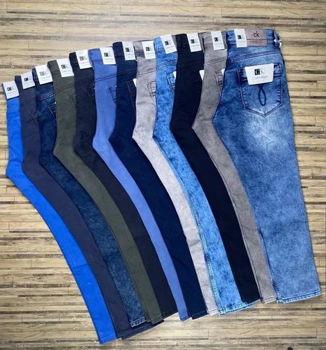 Stretch Denim Solid Women High Waist Jeans, Relaxed Fit