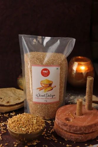 Indian Vikalp Aahaar Organic Wheat Daliya, For Cooking, Packaging Size: 1Kg