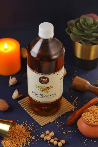 Organic Cold-Pressed Yellow Mustard Oil