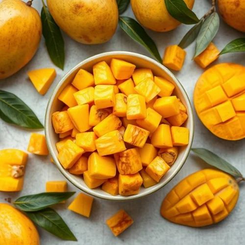 Freeze Dried Mango Cube, Packaging Size: Loose