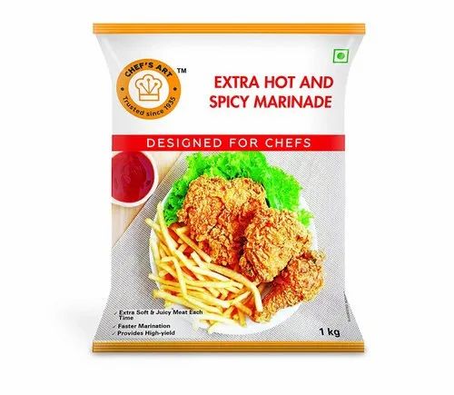 Chef'S Art Extra Hot And Spicy Marinade (1 Kg), Packaging Size: 1000G