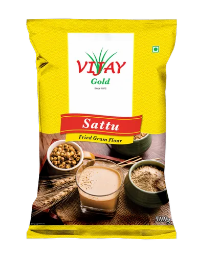 Fried Gram Flour Sattu, 500g, Packaging Type: PP Bag