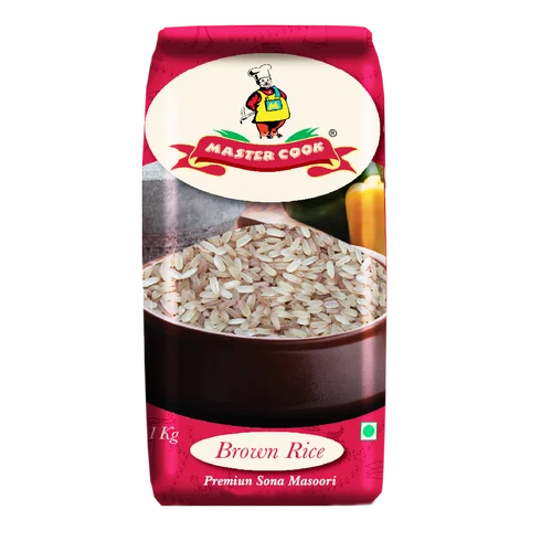 Master Cook Brown Rice 1 Kg, PP Bag