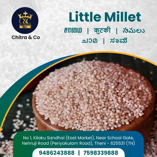 Little Millet Boiled - Samai Pulungal Arisi, Grains, Packaging Size: 50 Kg