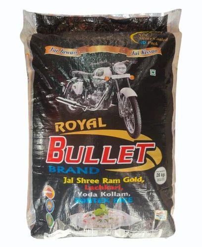 25Kg Royal Bullet Brand Sortex Rice, PP Bag