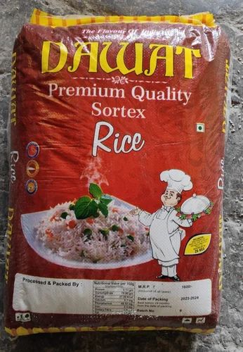 White Dawat Sortex Rice, 25 kg