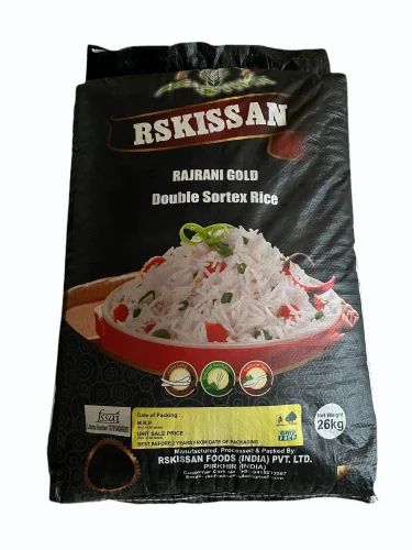 Rskissan Rajrani Gold Double Sortex Rice, PP Bag