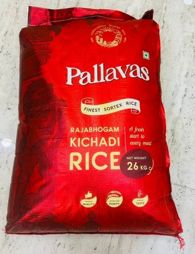 26Kg Pallavas Finest Sortex Rice, HDPE Bag