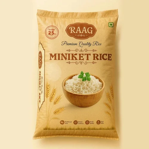 Raag Miniket Non Basmati Rice, Packaging Type: PP Bag, 25 Kg