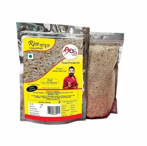 White Unpolished Indrayani Rice