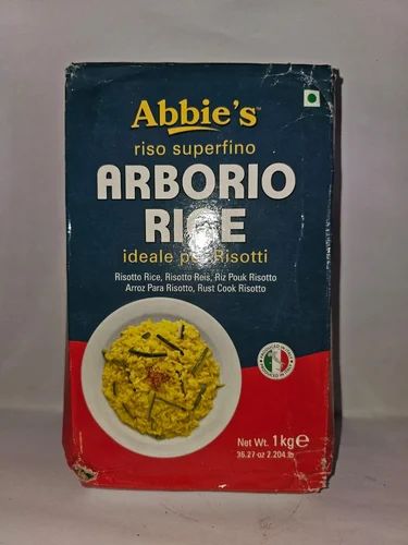 White Abbie's Arborio Rice, Standup Bag