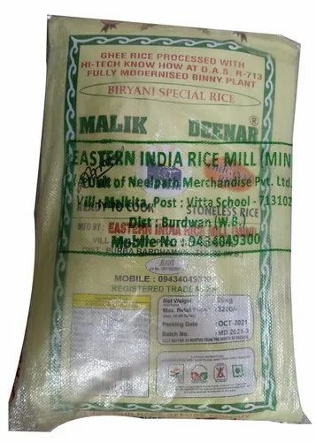 Malik Biryani Rice, 25 kg, Raw