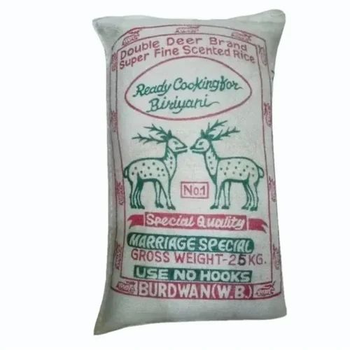 25 Kg Double Deer Biryani Rice, Raw, 1121 Basmati