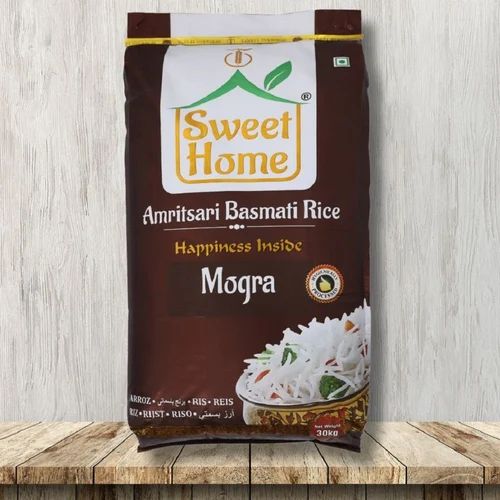 Sweet Home Mogra Amritsari Basmati Rice, 30 kg