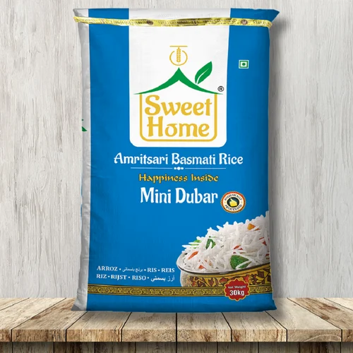 30 Kg Sweet Home Mini Dubar Amritsari Basmati Rice