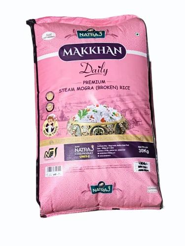 Natraj Makkhan Daily Steam Mogra Broken Rice, 5"10"25"30 KG