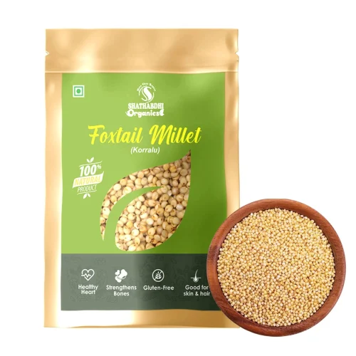 Shathabdhi Organics Foxtail Millet, Gluten Free