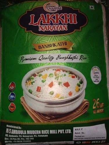 Lakkhi Narayan Banshkathi Rice, Packaging Type: HDPE Bag