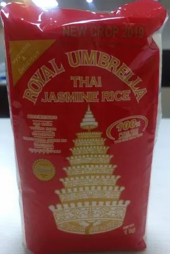 Royal Umbrella Jasmine Rice, Packaging Size: 5kg, Packaging Type: PP Bag