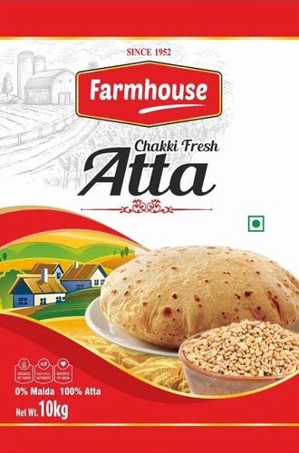 Wheat Flour 10 Kg, Wheat Variety: Sona Moti, Product Type: Chakki Atta