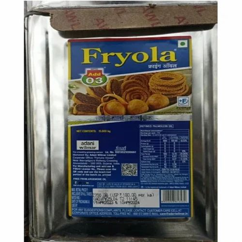 Fryola Frying Oil, 15 Kg