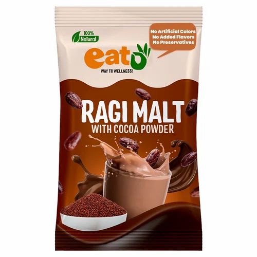 Eat5 Instant Sprouted Ragi Malt with Natural Cocoa Powder, Packaging Size: 15Gms * 20 Sachets, 300 g