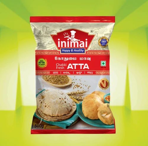 Chakki Fresh Atta, Packaging Size: 500 gm