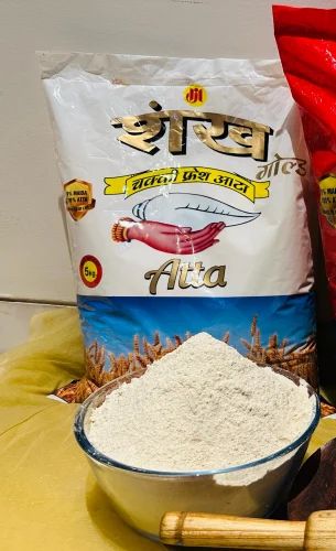 5 Kg Shankh Chakki Fresh Wheat Atta