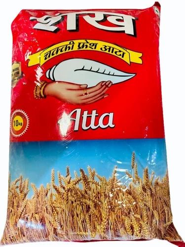 10 Kg Shankh Chakki Fresh Wheat Atta