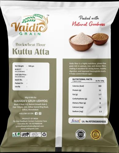 Kuttu Atta, Whole Grain (Black), 500 g