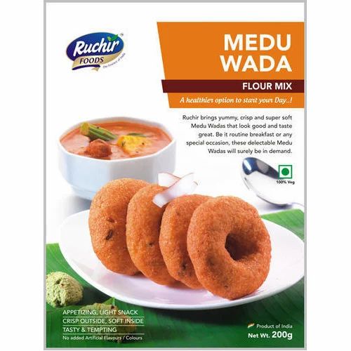 Ruchir 200 g Medu Wada, Packaging: Packet