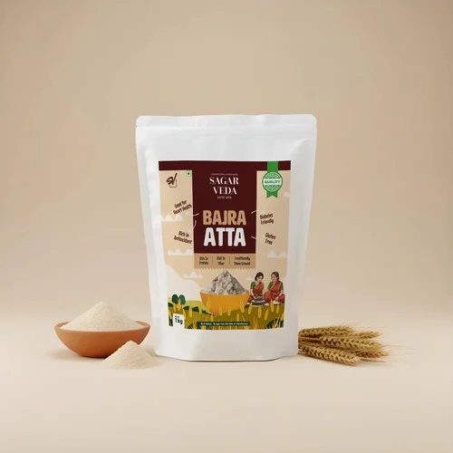 Gluten-Free Sagar Veda 1kg Bajra Atta
