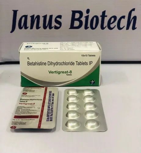 8mg Vertigreat Betahistine Tablets
