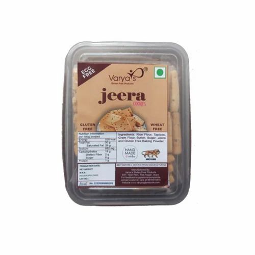 200gm Gluten Free Jeera Cookies - Veg Handmade