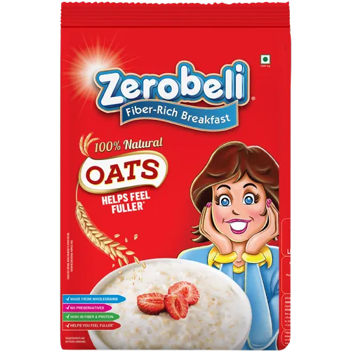 Zerobeli Wholegrain 1kg Oats Pouch