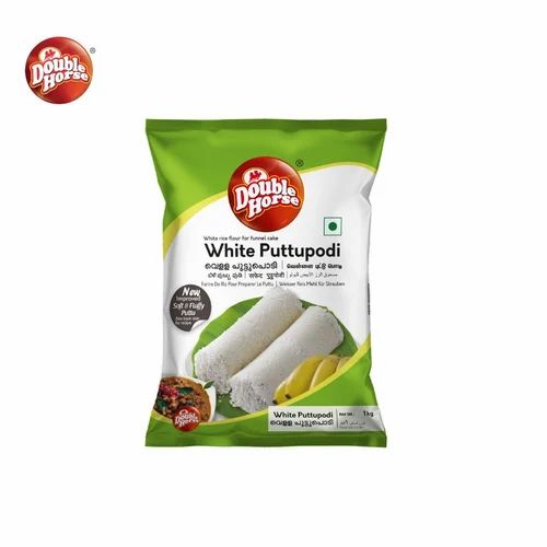 Double Horse White Puttu Podi, Packaging Type: Packet, Organic