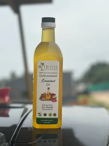 Organic Cold Pressed Groundnut Oil, 1 L