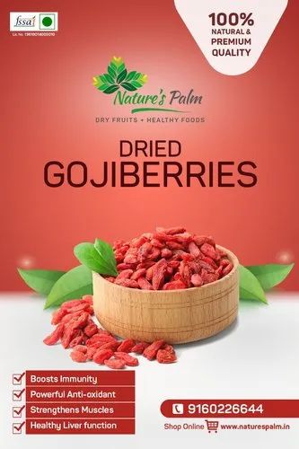 A Grade Dried gojiberries, Packaging Type: Packet, Packaging Size: 1kg