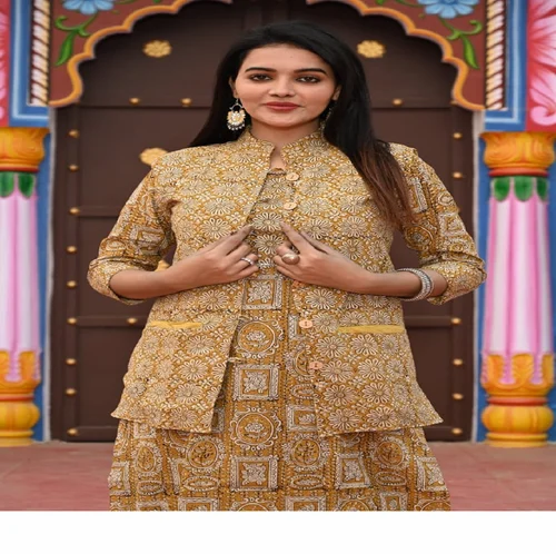 Custom made winter collection cotton kurtis and pant set for ladies and reselling purposes