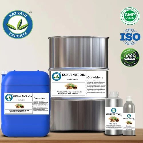 Kukui Nut Oil Cold-Pressed (Aleurites Moluccanus) For Cosmetic Formulations
