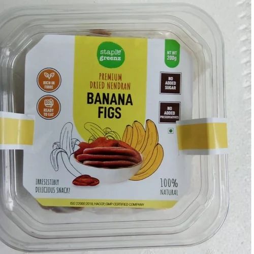 Organic Dried Nendran Banana Figs, Packaging Size: 200gm