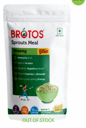 BROTOS Instant Moong Bean Sprouts, Organic