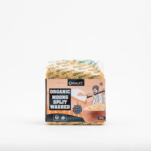Organic Moong Split Washed 500g