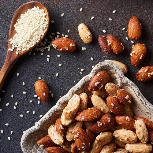 Honey Sesame Almonds